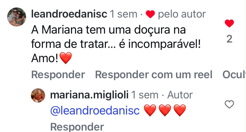 Depoimento de cliente
